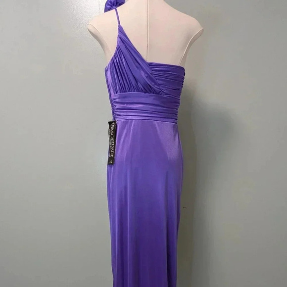 Masquerade Purple Cold Shoulder Dress - Size 1/2 - Picture 4 of 6